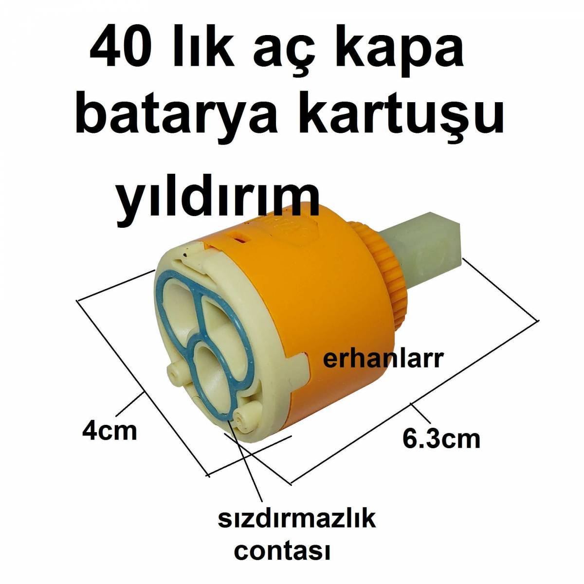 AÇ KAPA BATARYA KARTUŞU BATARYA İÇİ AYAKSIZ 40LIK KARTUŞ TAMİR DÜZ TABAN MİX BATARYA