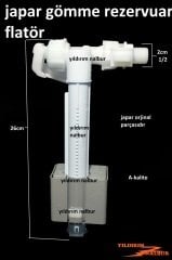 JAPAR KALE GÖMME REZERVUAR İÇ DÜZ MODEL TAKIM ŞAMANDIRA FLATÖR YARIM PARMAK DÜZ MODEL