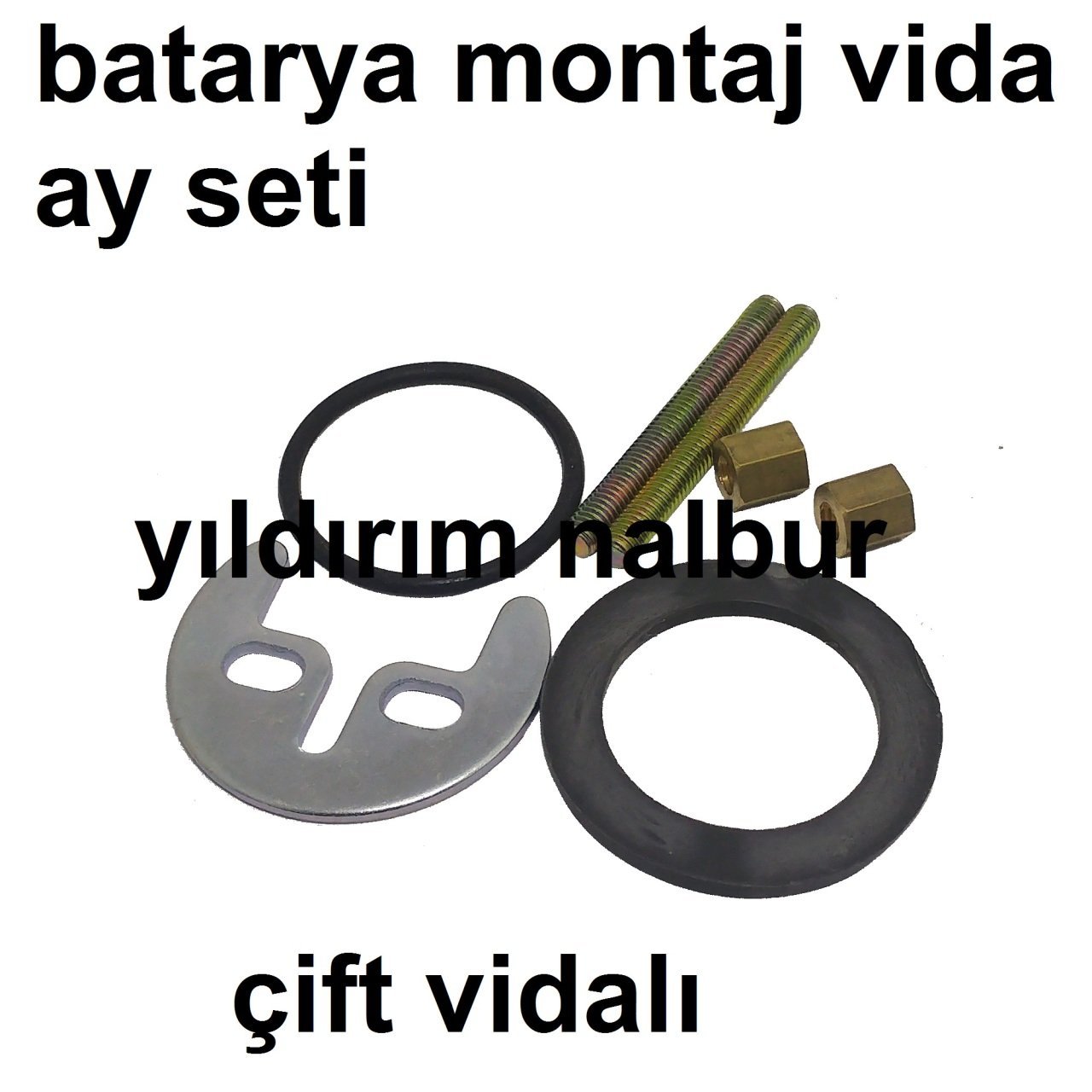 EVYE BATARYASI LAVABO BATARYASI MONTAJ ÇİFT VİDA SETİ TEK VİDA