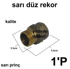 SARI DÜZ REKOR PRİNÇ 1'' BÜYÜK 1PARMAK