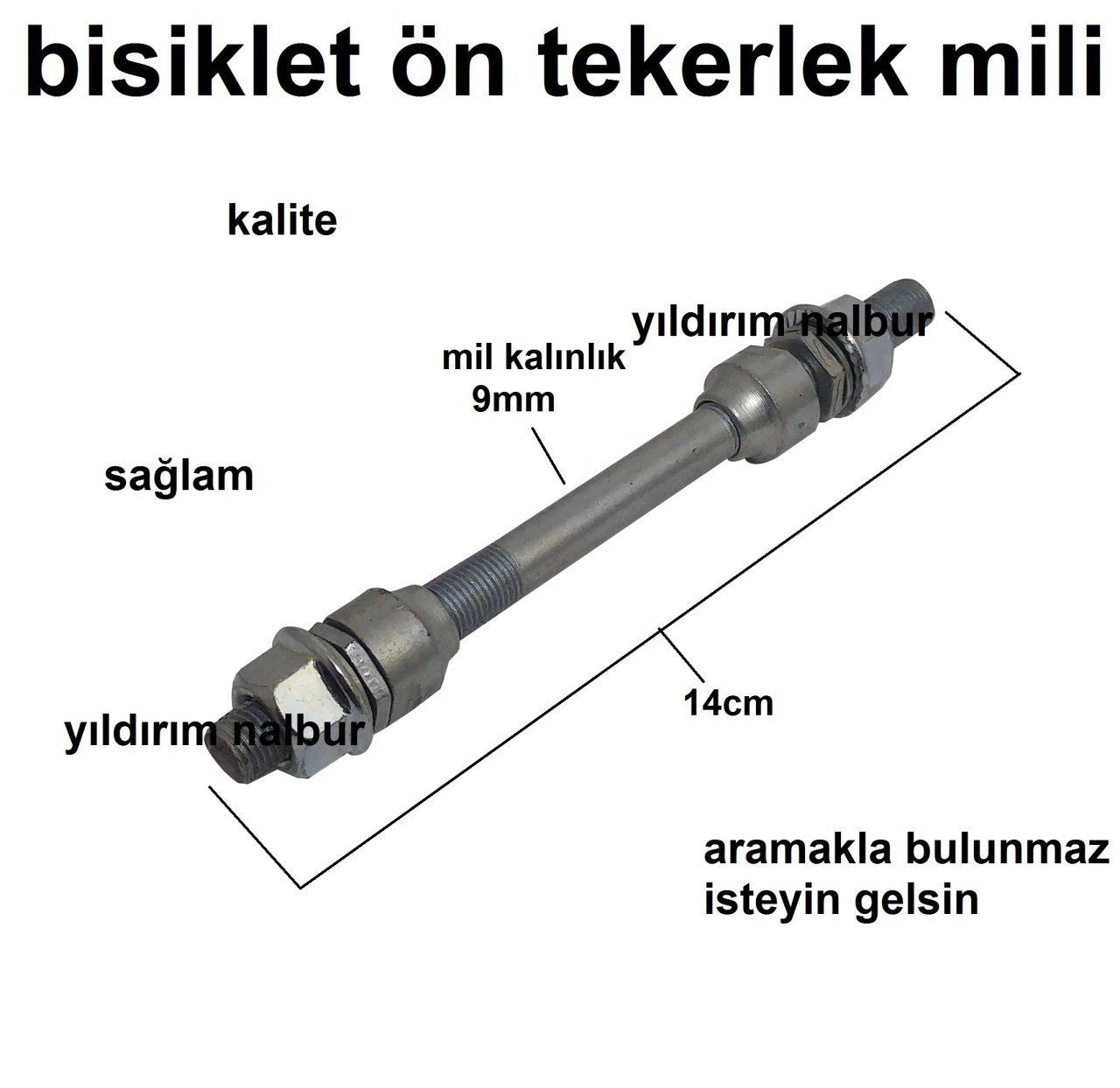 BİSİKLET ÖN TEKER TEKERLEK MİLİ DAP BİSİKLETİ VİTESLİ PİSİKLET