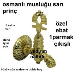 OSMANLI MUSLUĞU SARI 1 PARMAK ÖZEL EBAT BÜYÜK BOY PRİNÇ