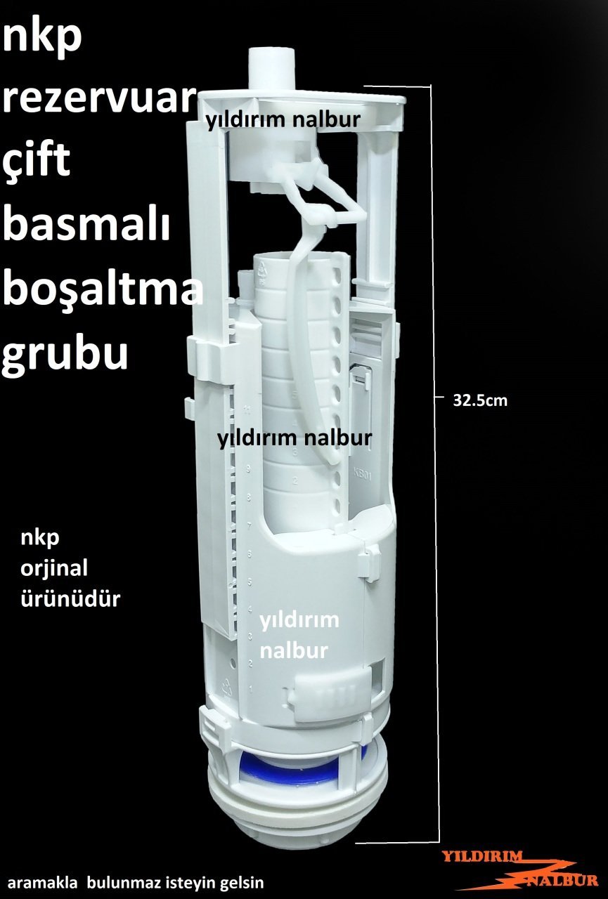 NKP REZERVUAR İÇ TAKIM BOŞALTMA GRUBU ÇİFT BASMALI ÇİFT KADEMELİ