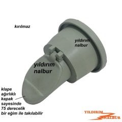 ADAPTÖR CONTA KLAPALI TAKOZ CONTA ÇEKVALFLİ KLAPELİ YENİ LASTİK GİDER CONTASI KOKU ÖNLEYİCİ