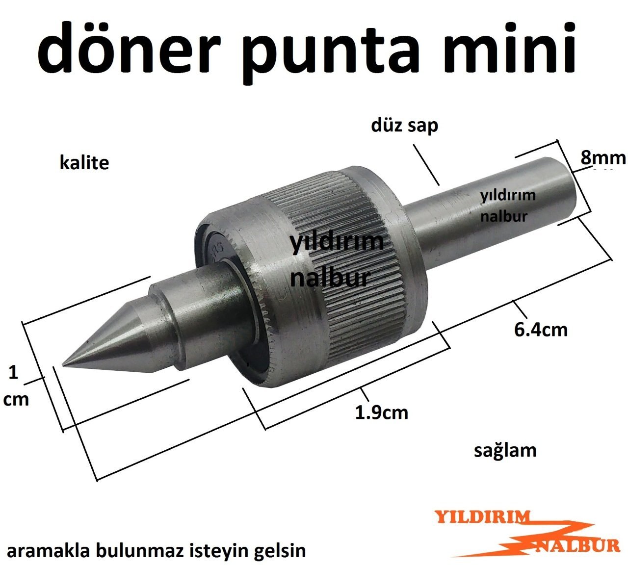 DÖNER PUNTA DÜZ MORS MİNİ MORS HOBİ İŞLERİ 6.4CM KÜÇÜK BOY