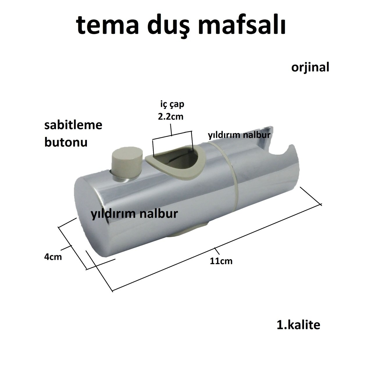 TEMA DUŞ MAFSALI FİSKİYE OTURAĞI BANYO DUŞ SETİ DÜĞMELİ TİP