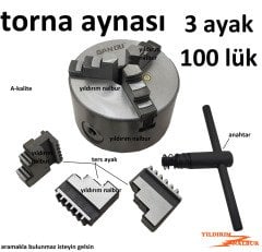 TORNA AYNASI 3 AYAK 100 LüK TORNA MAKİNA AYNA YÜZLÜK