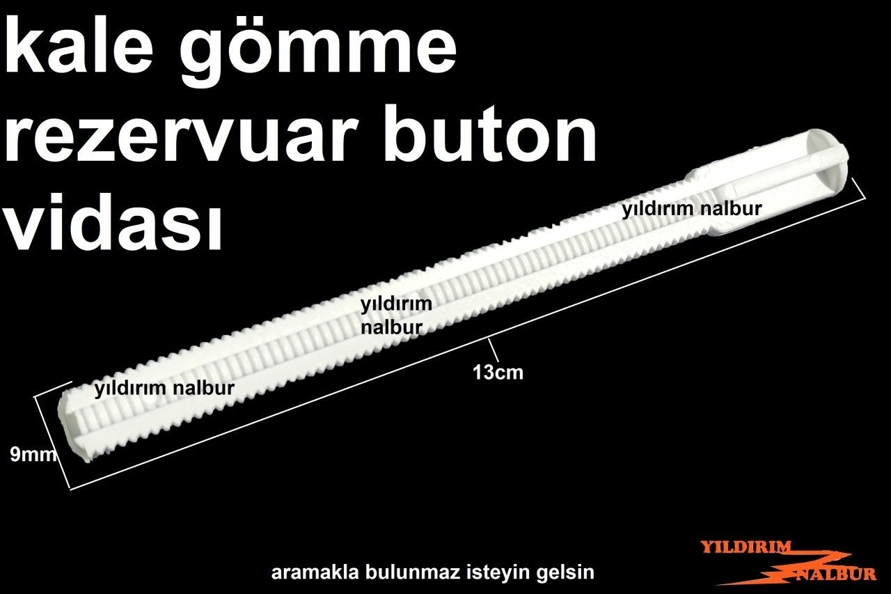 KALE GÖMME REZERVUAR BUTON BASKI VİDASI İÇ TAKIM KALE MARKA