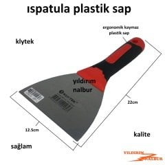 ISPATULA KLYTEK GENİŞ 12.5 KAZIMA ISPATULASI MACUN ISPATULA KALIN SAP