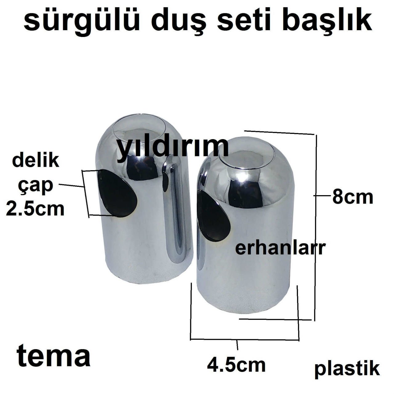 TEMA SÜRGÜLÜ DUŞ SETİ BAŞLIK BANYO BATARYASI SÜRGÜ BAŞLIK