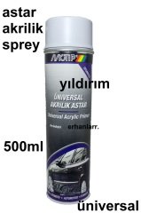 MOTİP SPREY AKRİLİK ASTAR BOYA ÜNİVERSAL SELÜLOZİK 500 ML