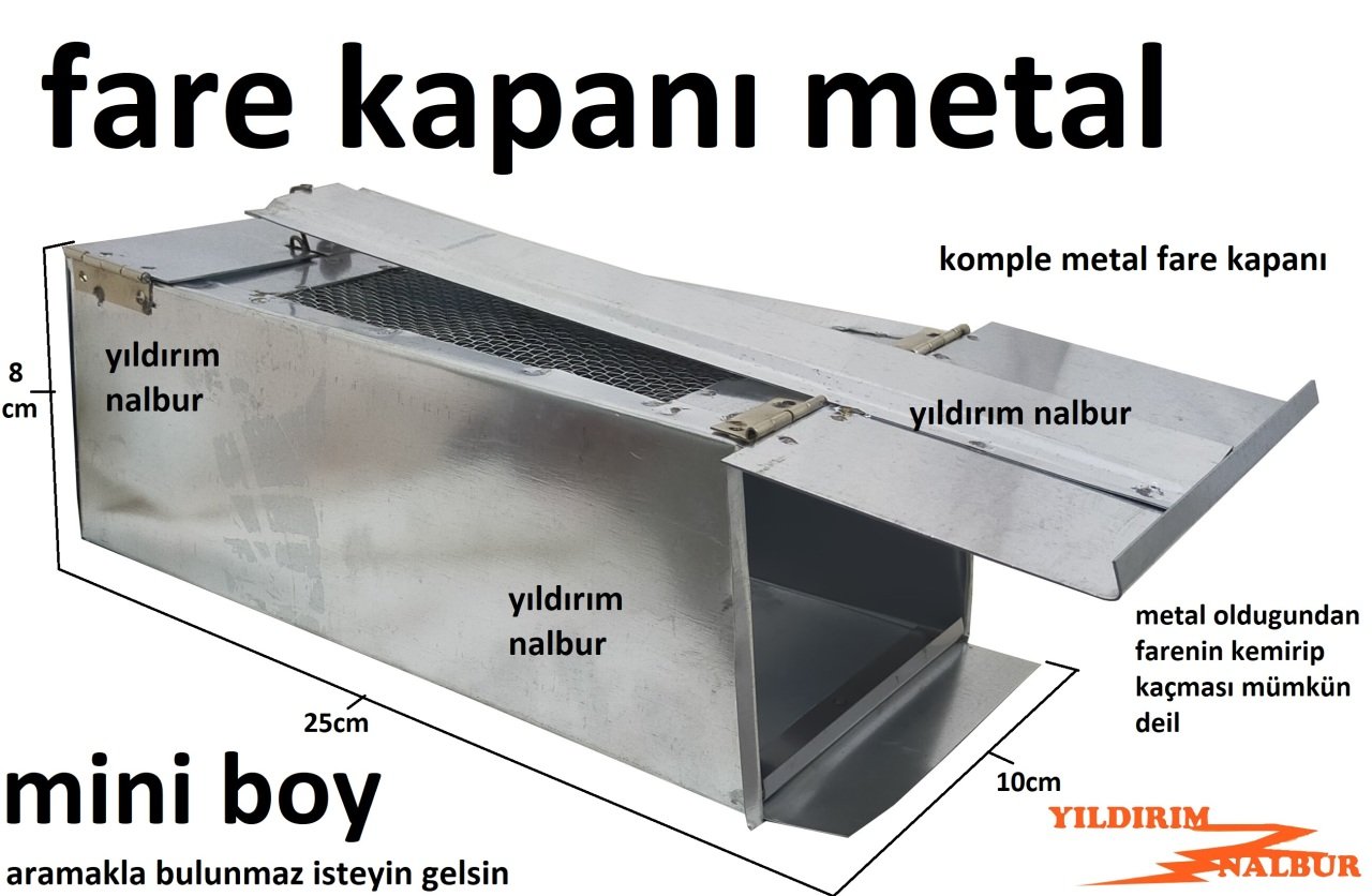 FARE KAPANI MİNİK KUŞ KAPANI KOMPLE METAL MİNİ MİNİ BOY DEMİR KAPAN