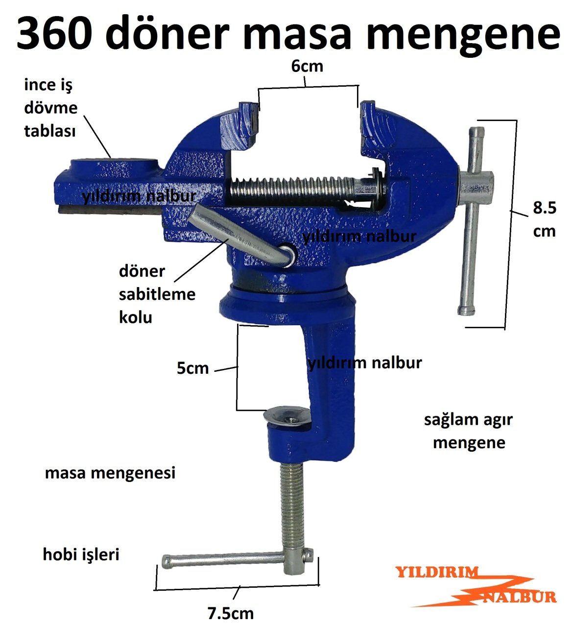 MASA MENGENE HOBİ TİPİ MİNİ MENGENE İŞKENCE KUYUMCU SAATÇİ MENGENE