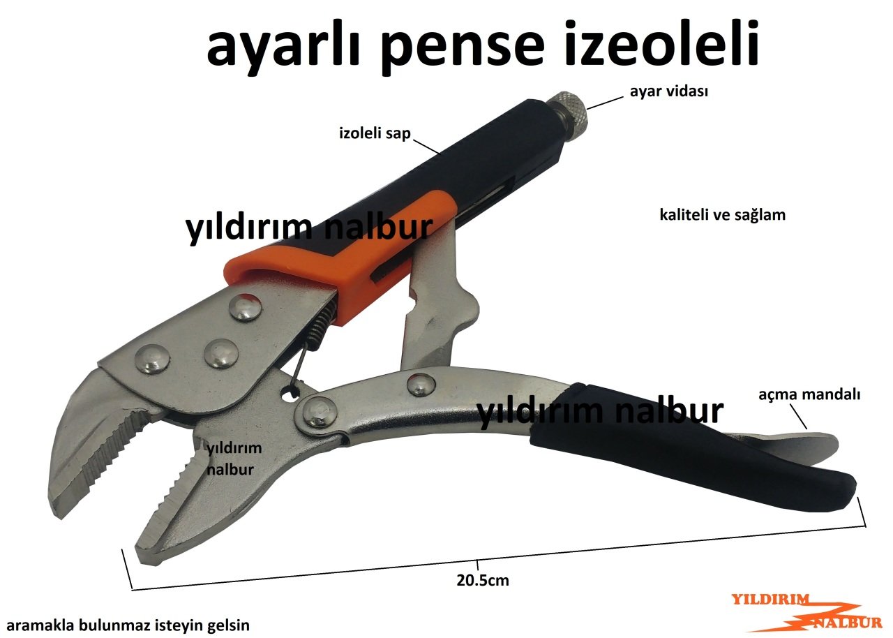 AYARLI PENSE UYGUN FİYAT KALİTE PAPAĞAN PENSE İZOLELİ EKONOMİK