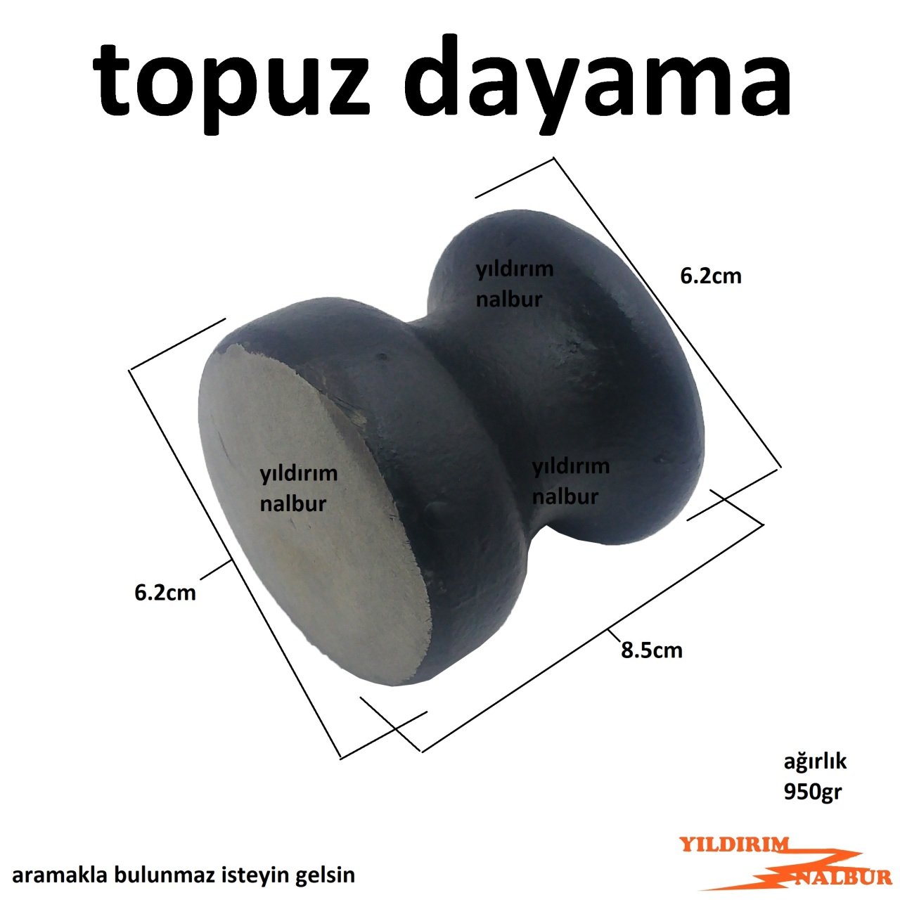 TOPUZ DAYAMA ÇELİK YUVARLAK TOP KAMA KALIN KAPORTA DÜZELTME ÇELİK