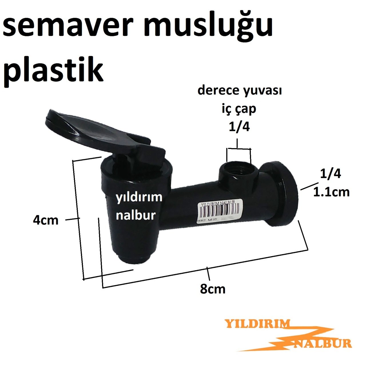 SEMAVER MUSLUĞU DİŞİ ÇAY MUSLUĞU KAHVECİ MUSLUĞU PLASTİK