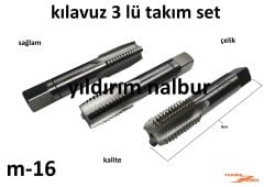 KILAVUZ M-16 3 LÜ SET KALİTE SAĞLAM DİŞ AÇMA KLAVUZ KANAL AÇMA