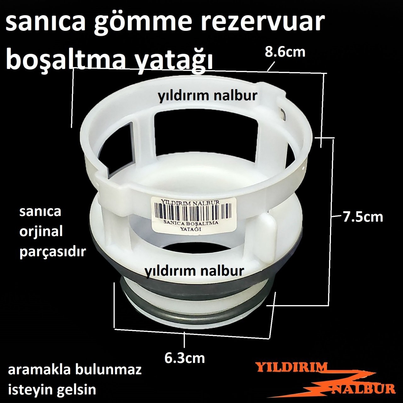 SANICA GÖMME REZERVUAR BOŞALTMA GRUBU BASKI YATAĞI ALT