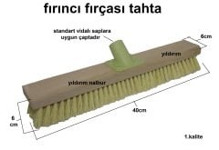 FIRIN FIRÇASI 40 CM OCAK FIRÇASI FIRINCI FIRÇASI İZALASYON FIRÇASI