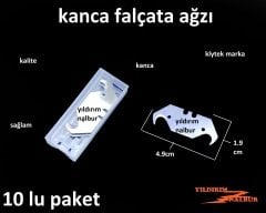 FALÇATA AĞZI KANCA FALÇATA MAKET BIÇAĞI ÇEKME FALÇATA AĞZI