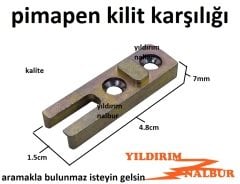 PİMAPEN KİLİT KARŞILIĞI İSPANYOLET KARŞILIK SÜRGÜ TİPİ PENCERE KİLİD KARŞILIK