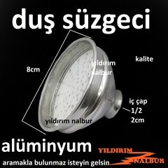 DUŞ SÜZGECİ ALÜMİNYUM METAL DUŞ SETİ SÜZGECİ DUŞ FİSKİYE BANYO DUŞ KAFA