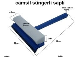 CAM SİL CAMSİL SÜNGERLİ SAPLI CAMSİL ARABA CAMSİLİ