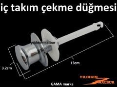 GAMA REZERVUAR ÇEKMELİ DÜĞMESİ ÇİFT ÇEKMELİ İÇ TAKIM BUTON