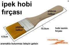 BÜYÜK BOY İPEK HOBİ FIRÇA YUMŞAK ZEMİN FIRÇASI İPEK HAFİF