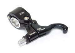 Dia-Compe /Daitech Tek Parmak Fren Kolu Siyah