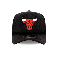 New Era 9FIFTY Chicago Bulls Stretch-Snap Adjustable Cap-Şapka Siyah