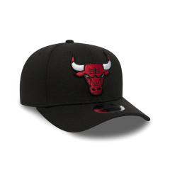 New Era 9FIFTY Chicago Bulls Stretch-Snap Adjustable Cap-Şapka Siyah