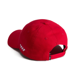 Vans Check Side Curved Bill Jockey Şapka-Hat Kırmızı
