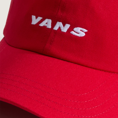Vans Check Side Curved Bill Jockey Şapka-Hat Kırmızı
