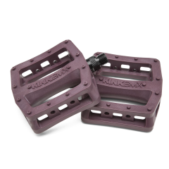 Kink Hemlock Pedal-Pedals Plastik 9/16'' Mor