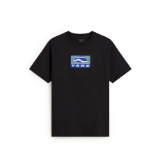 Vans SideStripe Sportswear SS Tee-T-Shirt Siyah