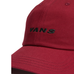 Vans Check Side Curved Bill Jockey Şapka-Hat Bordo