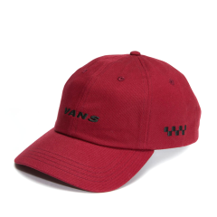 Vans Check Side Curved Bill Jockey Şapka-Hat Bordo