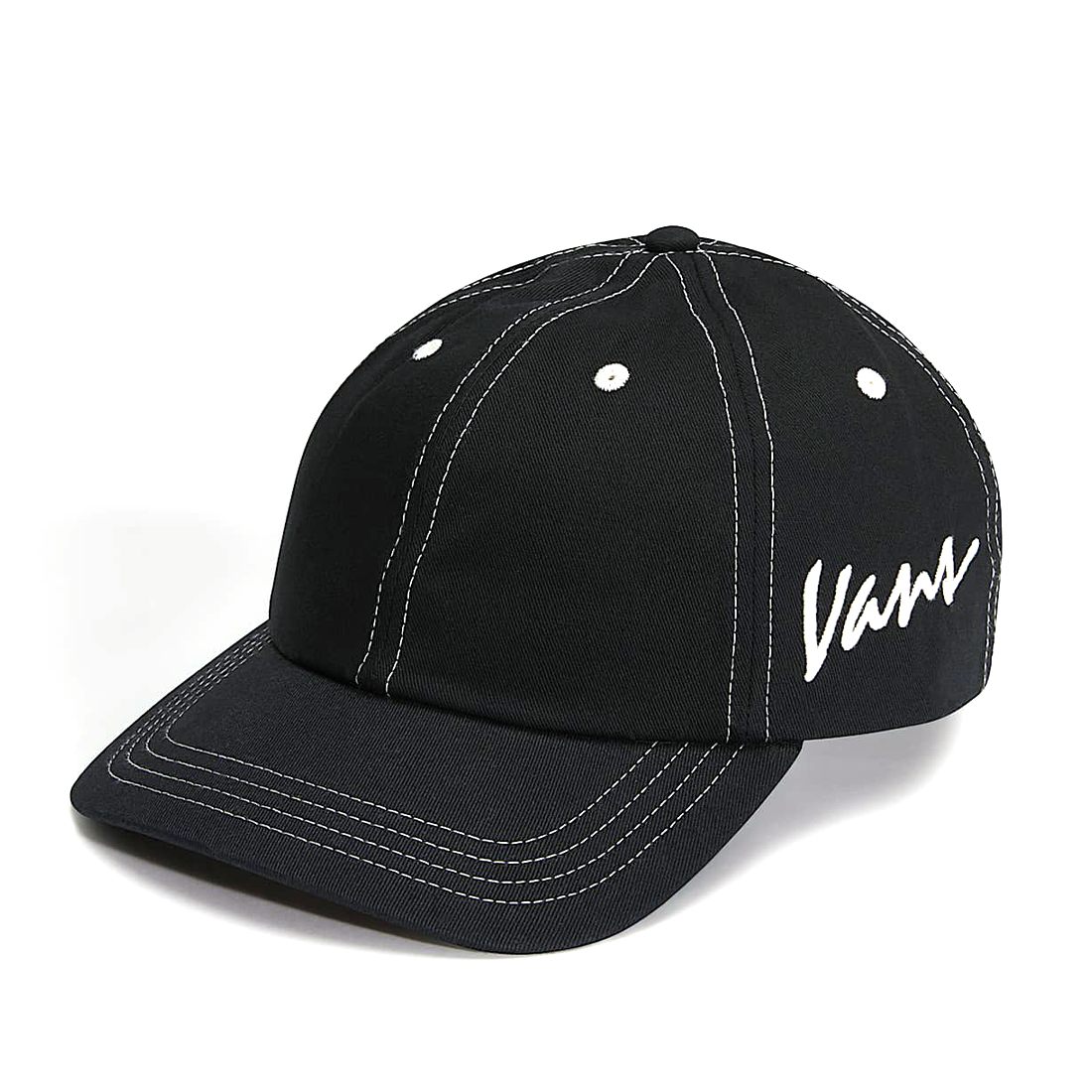 Vans Classic Script Curved Bill Jockey Şapka-Hat Siyah