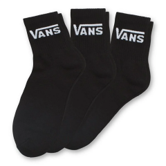 Vans Classic Half Crew 3'Lü Çorap-Socks Siyah