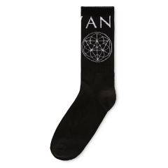 Vans Perris & Dennis Crew Çorap-Socks Siyah