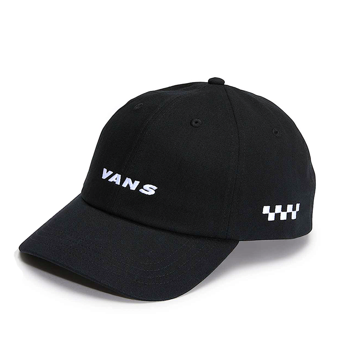 Vans Classic Check Side Script Curved Bill Jockey Şapka-Hat Siyah