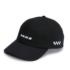 Vans Classic Check Side Script Curved Bill Jockey Şapka-Hat Siyah