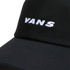 Vans Classic Check Side Script Curved Bill Jockey Şapka-Hat Siyah