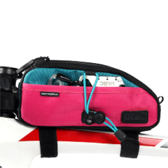 Ulac Trekking Pro 1.2 Lt Bisiklet Çantası-Pembe/Yeşil