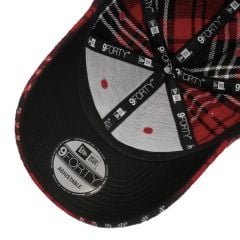 New Era Plaid 9Forty Unisex Kırmızı Şapka-Hat