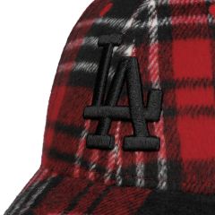 New Era Plaid 9Forty Unisex Kırmızı Şapka-Hat