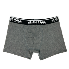 Juan Raul Erkek Boxer Düz Gri XXL
