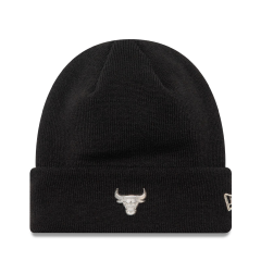 New Era Metallic Pin Bulls Beani-Siyah