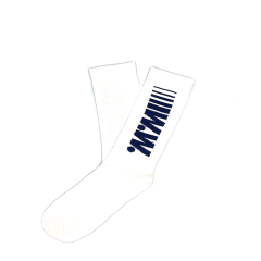 Wood Wood Günlük Spor Çorap - Socks Beyaz/Mavi 2'li Paket